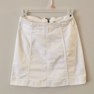 Free People Modern Femme denim mini skirt